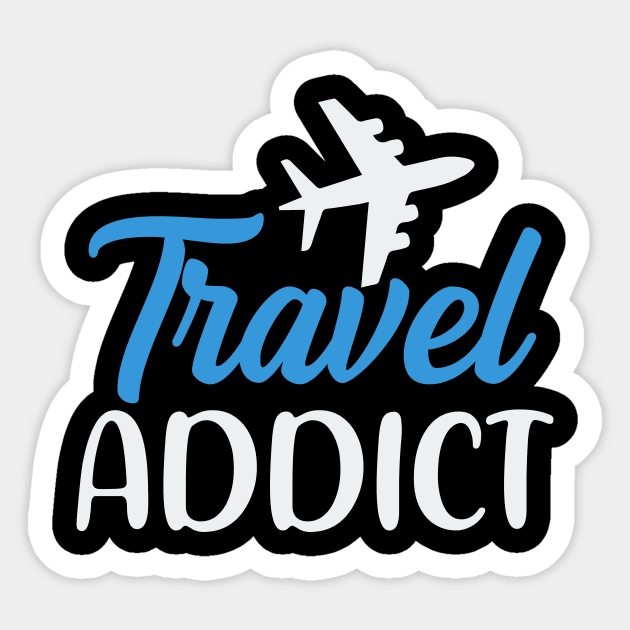 Travel Addict Sticker by Locind